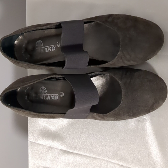 Grunland Suede Grey Wedge - Picture 4 of 7